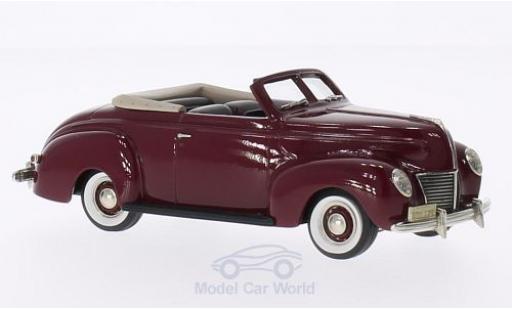 Miniature Mercury Club Coupe 1/43 Brooklin 2-door Cabriolet rouge 1939 Mercury Club Coupe 1/43 Brooklin 2-door Cabriolet rouge 1939 miniature
