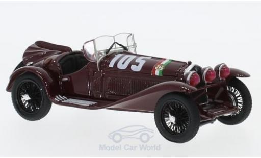 Miniature Alfa Romeo 2300 1/43 Brumm RHD No.105 Mille Miglia 1932 T.Nuvolari/G-B.Guidotti Alfa Romeo 2300 1/43 Brumm RHD No.105 Mille Miglia 1932 T.Nuvolari/G-B.Guidotti miniature