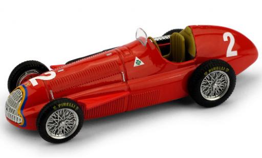 Miniature Alfa Romeo 159 1/43 Brumm No.2 formule 1 GP Belgique 1951 Alfa Romeo 159 1/43 Brumm No.2 formule 1 GP Belgique 1951 miniature