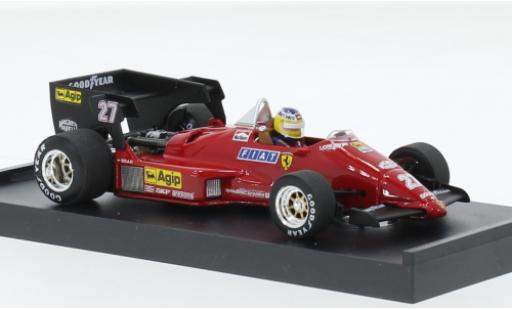 Miniature Ferrari 126 1/43 Brumm C4 turbo No.27 formule 1 GP Belgique 1984 Ferrari 126 1/43 Brumm C4 turbo No.27 formule 1 GP Belgique 1984 miniature