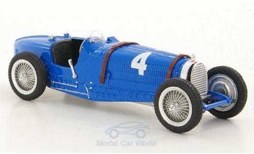 Miniature Bugatti Type 59 1/43 Brumm No.4 Formel 1 GP Belgien 1934 R.Dreyfus Bugatti Type 59 1/43 Brumm No.4 Formel 1 GP Belgien 1934 R.Dreyfus miniature