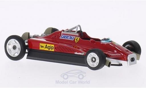 Miniature Ferrari 126 1982 1/43 Brumm C2 Turbo Scuderia Formel 1 GP San Marino 1982 T-Car / Ersatzfahrzeug Ferrari 126 1982 1/43 Brumm C2 Turbo Scuderia Formel 1 GP San Marino 1982 T-Car / Ersatzfahrzeug miniature