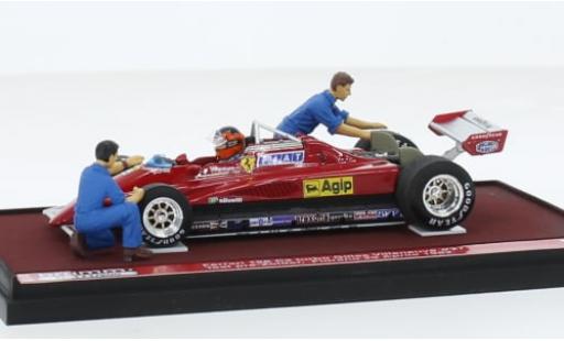 Miniature Ferrari 126 1/43 Brumm C2 turbo Formel 1 Test Fiorano 1982 1:43 Ferrari 126 1/43 Brumm C2 turbo Formel 1 Test Fiorano 1982 1:43 miniature