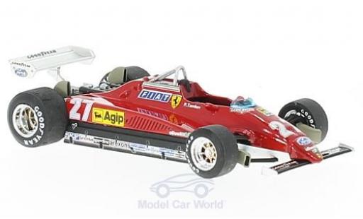 Miniature Ferrari 126 1/43 Brumm C2 turbo No.27 Formel 1 GP Italien 1982 P.Tambay Ferrari 126 1/43 Brumm C2 turbo No.27 Formel 1 GP Italien 1982 P.Tambay miniature
