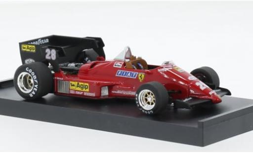 Ferrari 126 1/43 Brumm C4 turbo No.28 Formel 1 GP Belgien 1984 1:43 miniature