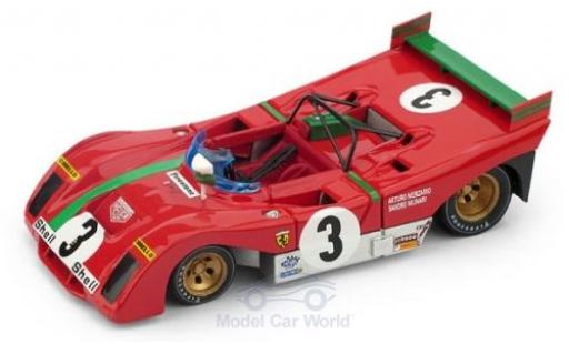 Miniature Ferrari 312 1/43 Brumm PB RHD No.3 Targa Florio 1972 A.Merzario/S.Munari Ferrari 312 1/43 Brumm PB RHD No.3 Targa Florio 1972 A.Merzario/S.Munari miniature