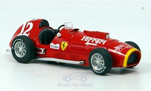 Miniature Ferrari 375 1/43 Brumm No.12 Indianapolis 1952 Rookie Test A.Ascari Ferrari 375 1/43 Brumm No.12 Indianapolis 1952 Rookie Test A.Ascari miniature
