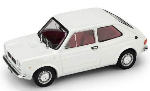 Fiat 127 1/43 Brumm (1a Serie) blanche 1971 miniature