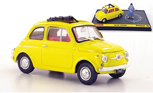 Miniature Fiat 500 1/43 Brumm jaune Wanted - Lupin the 3ième avec figurine Goemon Fiat 500 1/43 Brumm jaune Wanted - Lupin the 3ième avec figurine Goemon miniature