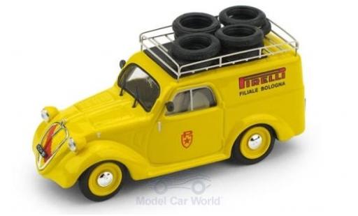 Fiat 500 1/43 Brumm B Furgoncino Pirelli Filiale di Bologna 1950 miniature