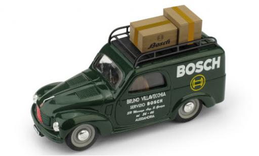 Fiat 500 1/43 Brumm C Furgone Bosch 1950 avec Rack de toit et charge miniature