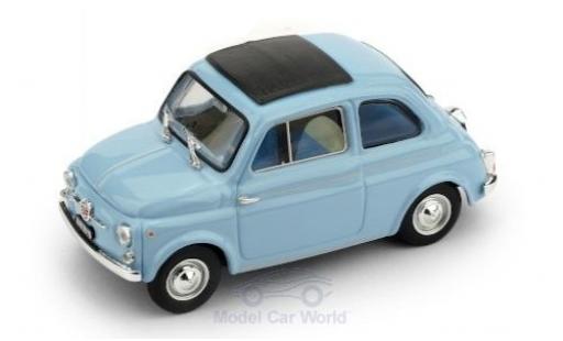 Fiat 500 1/43 Brumm D bleue 1962 miniature