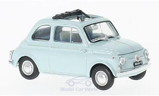 Fiat 500 1/43 Brumm D bleue 1960 miniature