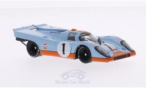 Miniature Porsche 917 1971 1/43 Brumm K No.1 Scuderia JWA-Gulf Team Gulf 24h Daytona 1971 J.Siffert/D.Bell Porsche 917 1971 1/43 Brumm K No.1 Scuderia JWA-Gulf Team Gulf 24h Daytona 1971 J.Siffert/D.Bell miniature