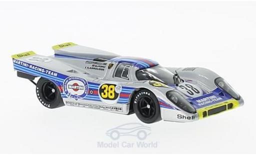 Miniature Porsche 917 1971 1/43 Brumm K No.38 Martini Racing Team Martini 1000 Km Buenos Aires 1971 V.Elford/G.Larrousse Porsche 917 1971 1/43 Brumm K No.38 Martini Racing Team Martini 1000 Km Buenos Aires 1971 V.Elford/G.Larrousse miniature