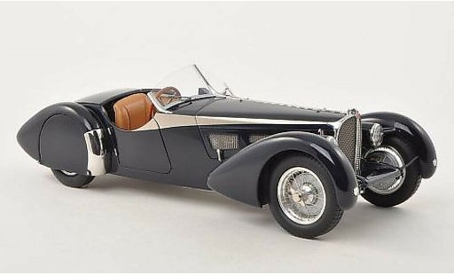 Bugatti 57 Corsica 1/18 CMC SC Roadster bleu 1938 miniature