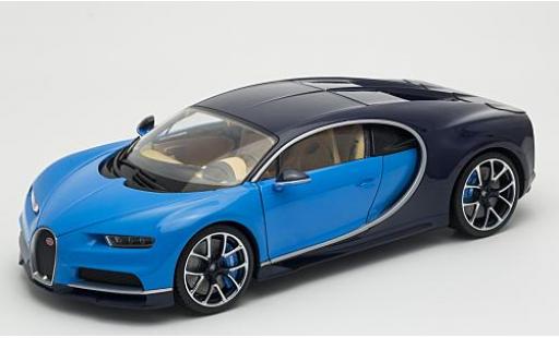 Miniature Bugatti Chiron 1/18 Welly bleue 1:18 Bugatti Chiron 1/18 Welly bleue 1:18 miniature