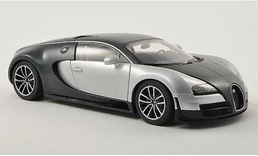 Bugatti Veyron Super Sport 1/18 Autoart 16.4 carbon-bleu/grise 2010 miniature