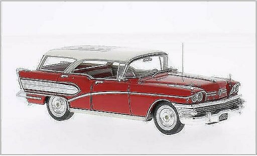 Buick Century Caballero 1/43 Neo rouge/blanche 1958 miniature