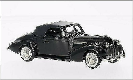 Buick Century Convertible 1/43 Brooklin Cabriolet Coupe M66-C noire 1939 miniature