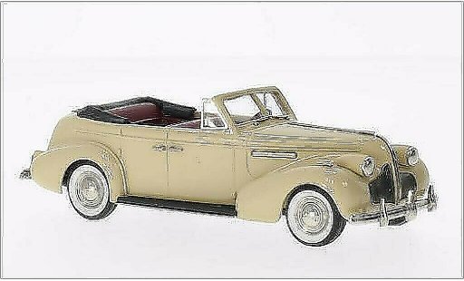 Buick Century Convertible 1/43 Brooklin Cabriolet Phaeton M61-C beige 1939 miniature