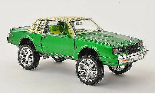 Buick Regal tuning 1/24 Motormax verte/jaune avec Dekor 1987 miniature