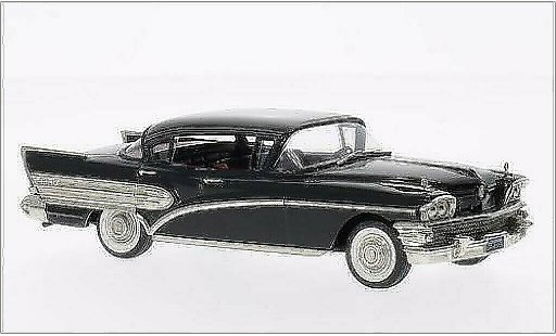 Buick Roadmaster Coupe 1/43 Brooklin 75 Hardtop noire 1958 miniature