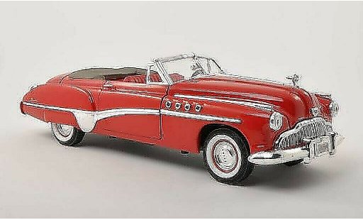 Buick Roadmaster Convertible 1/18 Motormax Cabriolet rouge 1949 miniature