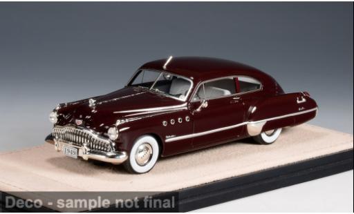 Buick Roadmaster 1/43 Stamp Models Sedanette rouge 1949 1:43 miniature