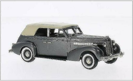 Buick Special Phaeton 1/43 Brooklin 4-door M-40C metallise grise/beige 1938 miniature