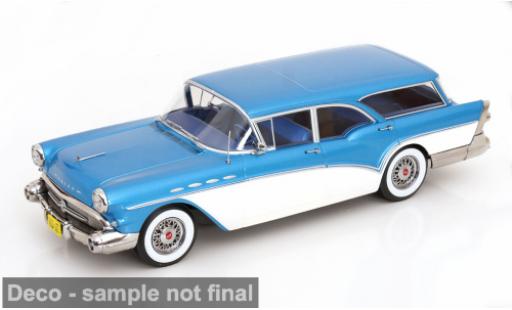 Buick Special 1/18 KK Scale Estate Wagon bleue/blanche 1957 1:18 miniature