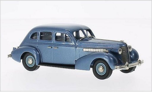 Buick Special Sedan 1/43 Brooklin Plain Back 4-door M-47 metallise bleu 1937 miniature