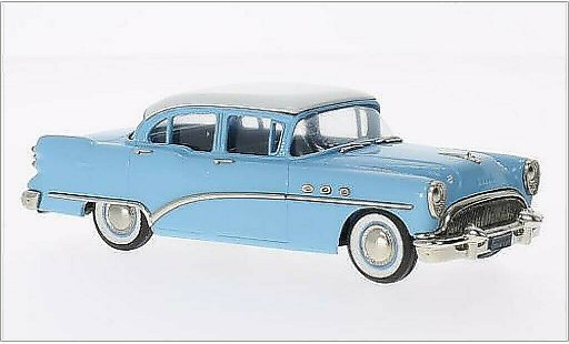 Buick Special Sedan 1/43 Brooklin bleu/blanche 1954 miniature