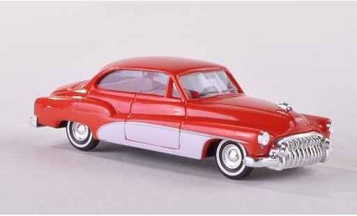 Buick Special Deluxe 1/87 Busch Series 40 rouge/blanche 1950 miniature