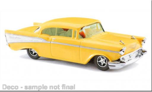 Miniature Chevrolet Bel Air 1/87 Busch Bel air jaune 1957 Chevrolet Bel Air 1/87 Busch Bel air jaune 1957 miniature