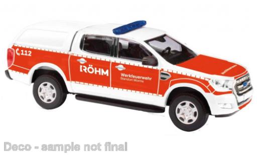 Ford Ranger 1/87 Busch Werkfeuerwehr Röhm miniature