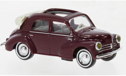 Miniature Renault 4CV 1/87 Busch cabriolet rouge foncé 1954 Renault 4CV 1/87 Busch cabriolet rouge foncé 1954 miniature