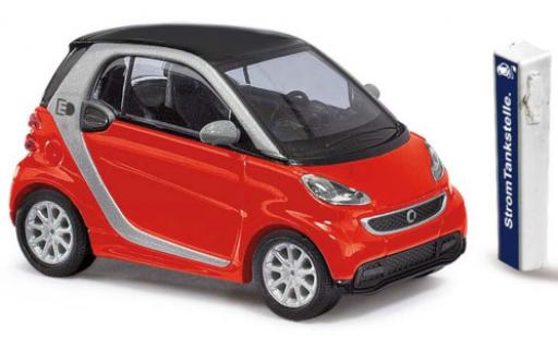 Miniature Smart ForTwo 1/87 Busch Fortwo Electric Drive rouge 2012 Smart ForTwo 1/87 Busch Fortwo Electric Drive rouge 2012 miniature