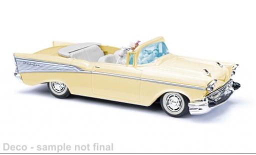 Miniature Chevrolet Bel Air 1/87 Busch Cabriolet beige 1957 1:87 Chevrolet Bel Air 1/87 Busch Cabriolet beige 1957 1:87 miniature