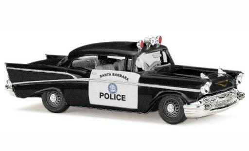 Miniature Chevrolet Bel Air 1/87 Busch Santa Barbara Police 1957 Chevrolet Bel Air 1/87 Busch Santa Barbara Police 1957 miniature