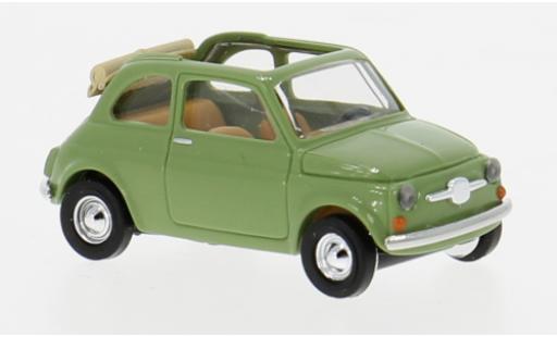 Fiat 500 1/87 Busch verte 1965 1:87 miniature