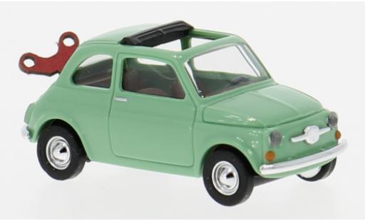 Fiat 500 1/87 Busch turquoise 1965 1:87 miniature