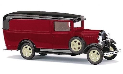 Miniature Ford Model A 1/87 Busch A rouge/noire Ford Model A 1/87 Busch A rouge/noire miniature