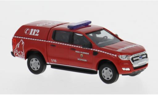 Ford Ranger 1/87 Busch 2016 Feuerwehr Wolfhagen 1:87 miniature