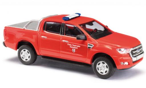 Miniature Ford Ranger 1/87 Busch DoKa Feuerwehr Hemsbach 2016 avec Prougeection de surface de chargement Ford Ranger 1/87 Busch DoKa Feuerwehr Hemsbach 2016 avec Prougeection de surface de chargement miniature
