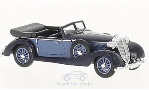 Miniature Horch 853 1/87 Busch Cabriolet bleue/bleue Horch 853 1/87 Busch Cabriolet bleue/bleue miniature