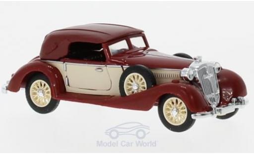 Miniature Horch 853 1/87 Busch Cabriolet rouge/beige 1933 Horch 853 1/87 Busch Cabriolet rouge/beige 1933 miniature