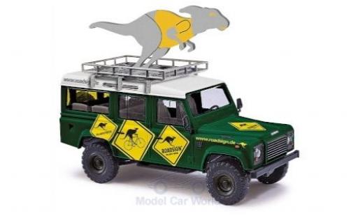 Miniature Land Rover Defender 1/87 Busch verte/Dekor Roadsign 1983 Land Rover Defender 1/87 Busch verte/Dekor Roadsign 1983 miniature