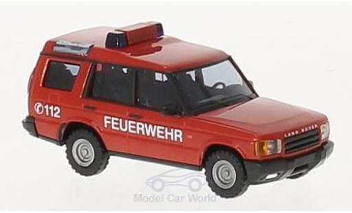 Miniature Land Rover Discovery 1/87 Busch Feuerwehr 1998 Land Rover Discovery 1/87 Busch Feuerwehr 1998 miniature