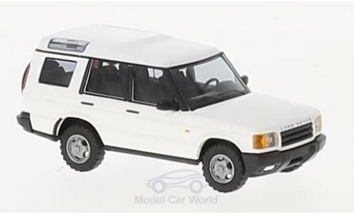 Miniature Land Rover Discovery 1/87 Busch blanche 1998 Land Rover Discovery 1/87 Busch blanche 1998 miniature